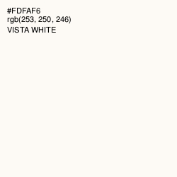 #FDFAF6 - Vista White Color Image